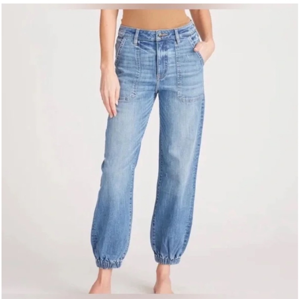 DRIFTWOOD Medium Blue Straight Leg Jeans